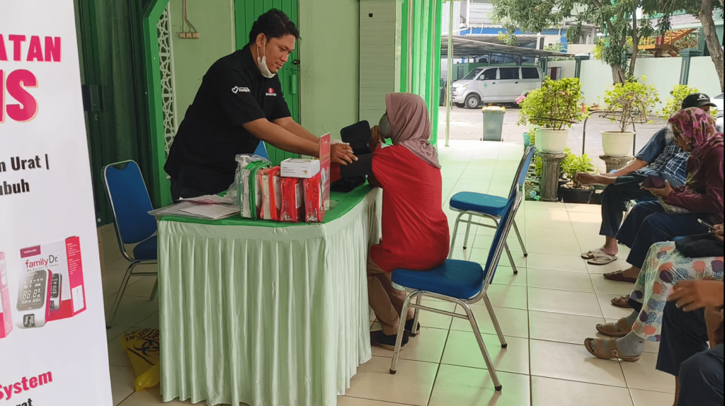 pemeriksaan kesehatan di masjid an-nizham rawasari jakarta